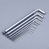 球頭內六角扳手單只加長L型六棱6方鍍鉻六角棒1.5mm - 2mm - 2.5mm - 3mm - 4mm - 5mm - 8mm - 10mm -12mm