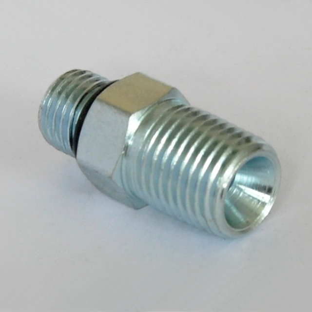 平直的Thread Connector 6401 Male管螺紋/直接穿線O環形水力水喉和配件
