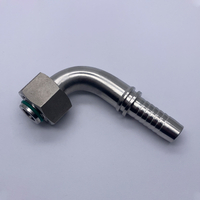 20491SS ISO 12151-2-DIN3865 90°公制內螺紋24°錐形O型圈管軟管接頭適配器液壓軟管接頭對